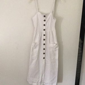 Forever 21 denim white sun dress